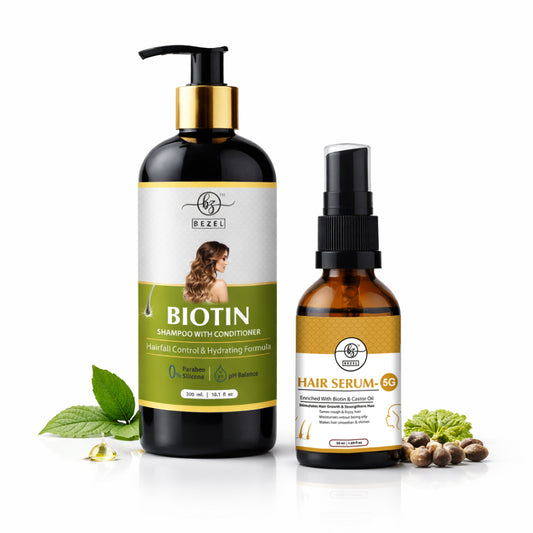 🌿 Bezel Biotin Hair Care Combo – Stronger, Healthier &amp; Shinier Hair Every Day